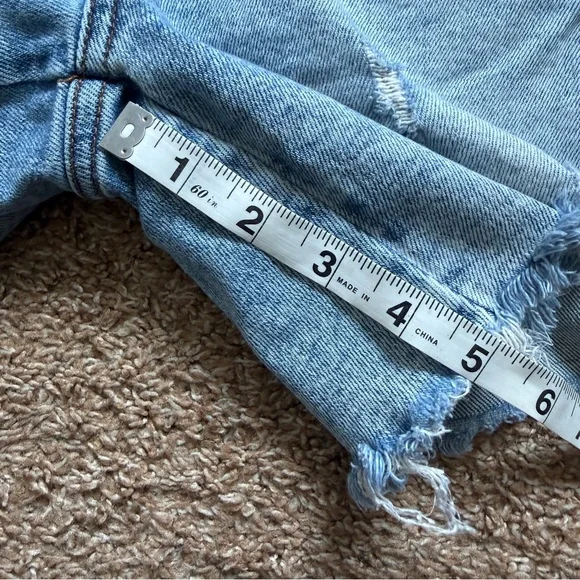 Judy Blue Acid Wash Relaxed Fit Cut Off Shorts - Picture 6 of 6